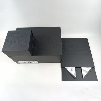 صندوق تغليف هدايا من الورق المقوى متعدد الحجم قابل للطي مع إغلاق مغناطيسي
