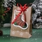 230 جرام / م 2 ملفات تعريف الارتباط حلوى عيد الميلاد أكياس الورق صديقة للبيئة